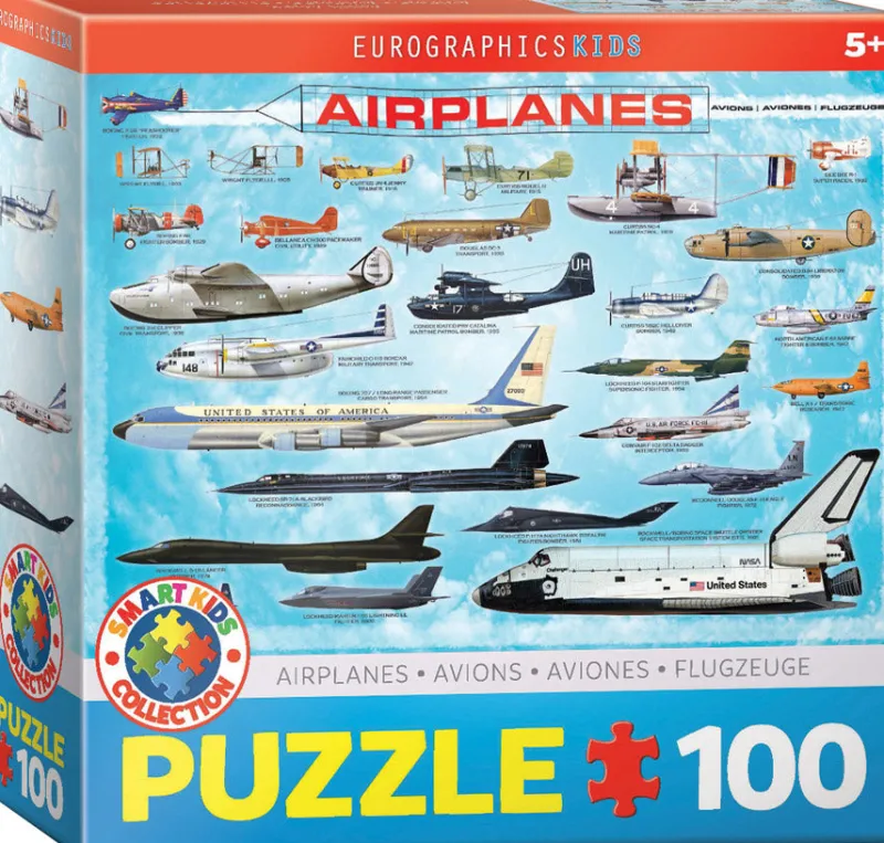 Eurographics - History of Aviation - 100 pieces New