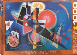 Eurographics - In Blue by Wassily Kandinsky - 1000 piece jigsaw puzzle Hot