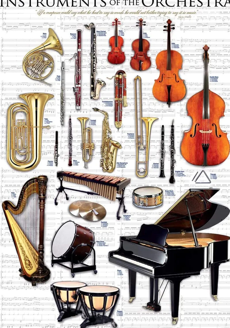 Eurographics - Instruments of the Orchestra - 1000 Piece Jigsaw Puzzle Clearance