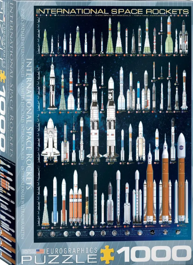 Eurographics - International Space Rocke - 1000 Piece Jigsaw Puzzle Hot