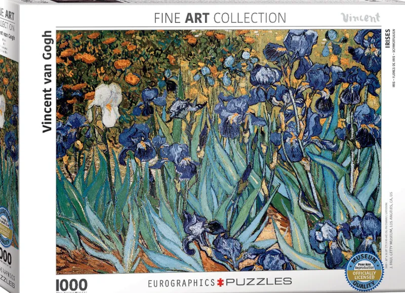 Eurographics - Irises by Vincent van Gogh - 1000 Piece Jigsaw Puzzle Sale