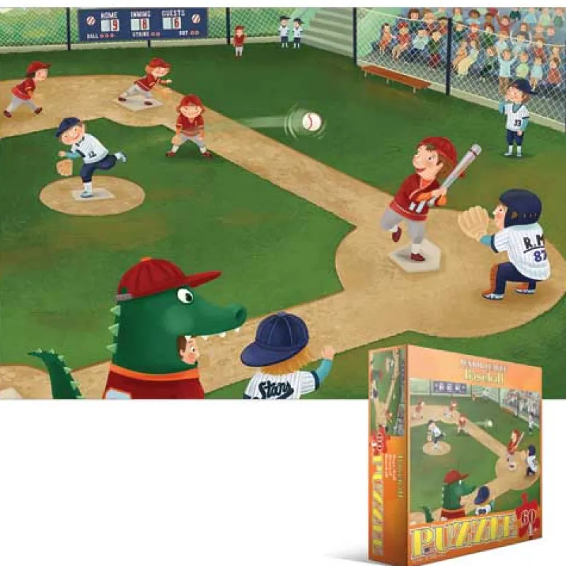 Eurographics 6060-0484 Junior League Baseball 60 piece jigsaw puzzle Best