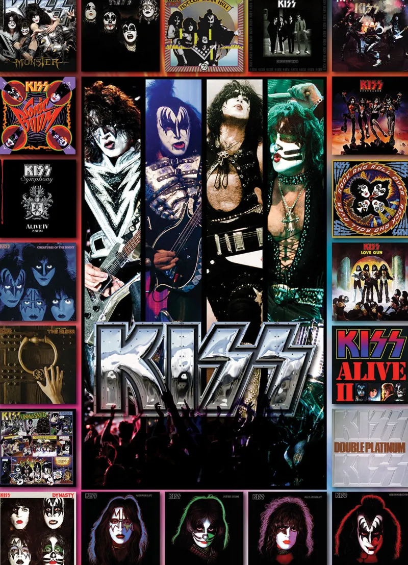 Eurographics - KISS The Albums - 1000 Piece Jigsaw Puzzle Sale