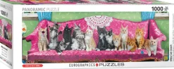 Eurographics - Kitty Cat Couch - 1000 Panoramic pieces Hot