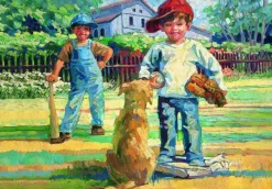 Eurographics 8000-0452 Let's Play Catch - 1000 Piece Jigsaw Puzzle New