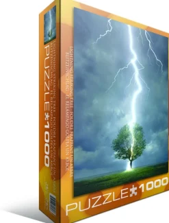 Eurographics - Lightning Striking a Tree - 1000 Piece Jigsaw Puzzle Outlet