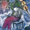 Eurographics - Marc Chagall The Blue Violinist - 1000 Piece Jigsaw Puzzle Online