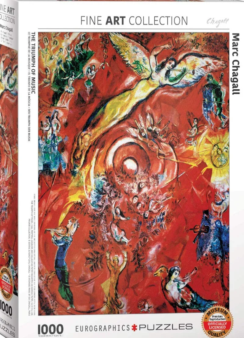 Eurographics - Marc Chagall - The Triumph of Music - 1000 Piece Jigsaw Puzzle Hot