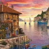 Eurographics - Mediterranean Harbor by Dominic Davison - 1000 piece jigsaw puzzle Hot
