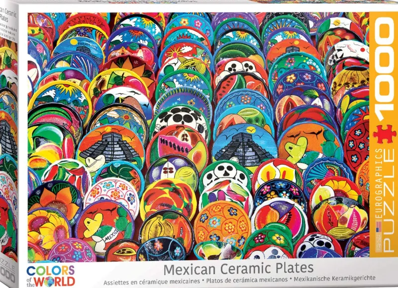 Eurographics - Mexican Ceramic Plates - 1000 Piece Jigsaw Puzzle Hot