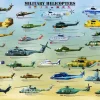 Eurographics - Military Helicopters - 1000 Piece Jigsaw Puzzle Fashion