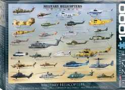 Eurographics - Military Helicopters - 1000 Piece Jigsaw Puzzle Fashion