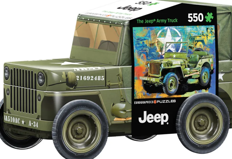 Eurographics - Military Jeep Tin - 550 (Tin) pieces New
