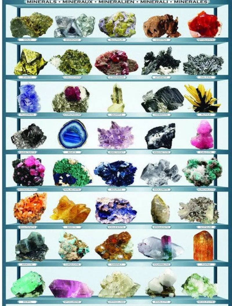 Eurographics - Minerals - 1000 Piece Jigsaw Puzzle New