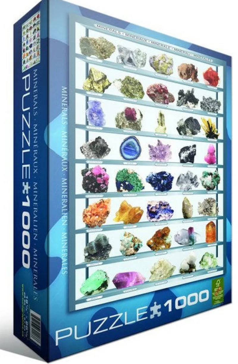 Eurographics - Minerals - 1000 Piece Jigsaw Puzzle New