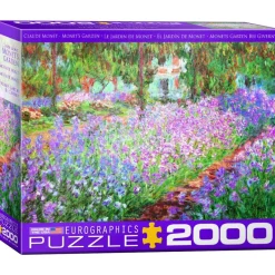 Eurographics - Monet's Garden - 2000 Piece Jigsaw Puzzle New