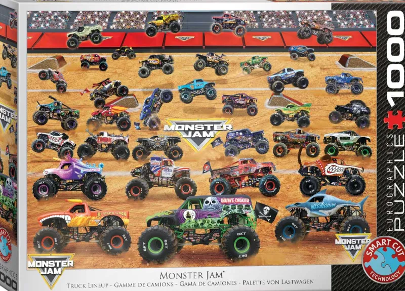 Eurographics - Monster Jam - Truck Lineup - 1000 Piece New