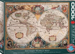 Eurographics - Orbis Geographica World Map - 1000 Piece Jigsaw Puzzle Fashion