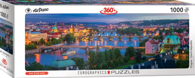 Eurographics - Prague Czech Republic - 1000 Piece Jigsaw Puzzle Clearance
