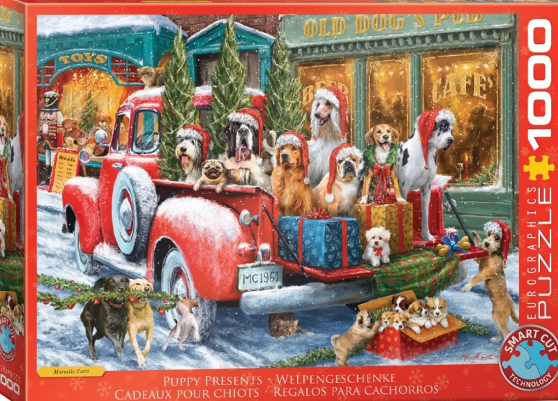 Eurographics - Puppy Presents - 1000 Piece Hot