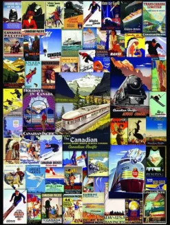 Eurographics - Railroad Adventures - 1000 Piece Jigsaw Puzzle Clearance