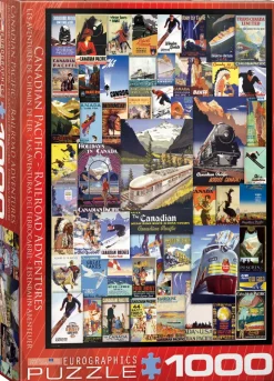 Eurographics - Railroad Adventures - 1000 Piece Jigsaw Puzzle Clearance