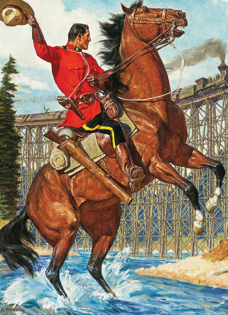 Eurographics 6000-0791 Royal Canadian Mounted Police 1000 piece Jigsaw Puzzle Online