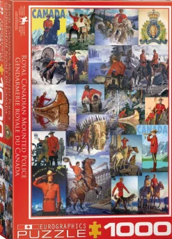 Eurographics 6000-0777 Royal Canadian Mounted Police 1000 piece Jigsaw Puzzle Hot