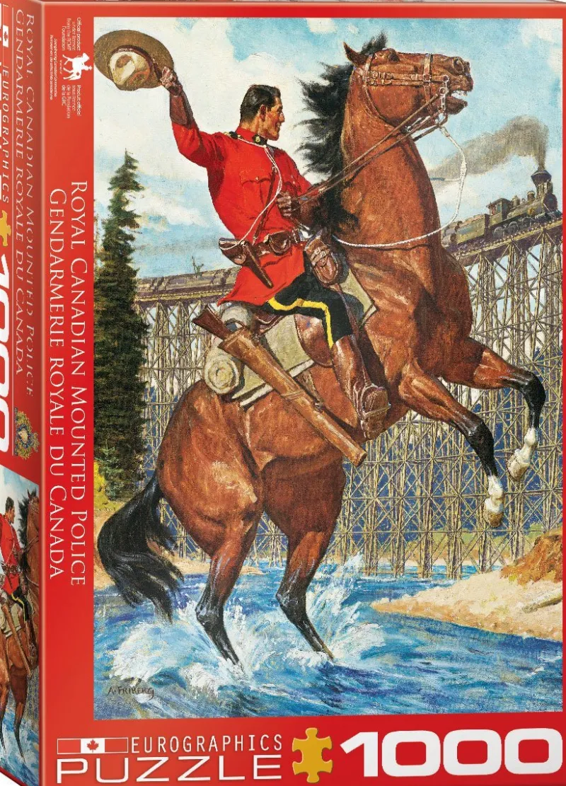 Eurographics 6000-0791 Royal Canadian Mounted Police 1000 piece Jigsaw Puzzle Online