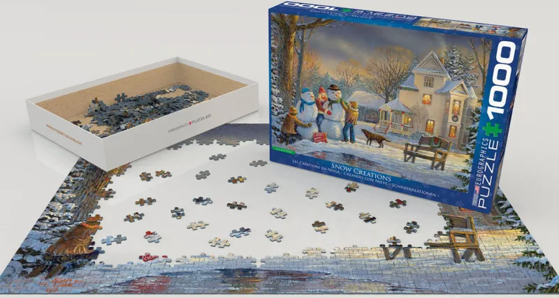 Eurographics 6000-0607 Sam Timm - Snow Creations 1000 piece jigsaw puzzle Hot