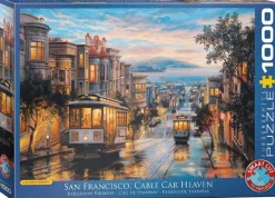 Eurographics - San Francisco Cable Car Heaven - 1000 Piece Jigsaw Puzzle New