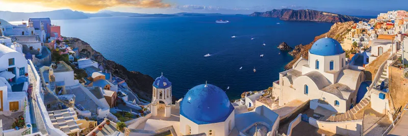 Eurographics - Santorini Greece - 1000 Piece Jigsaw Puzzle New