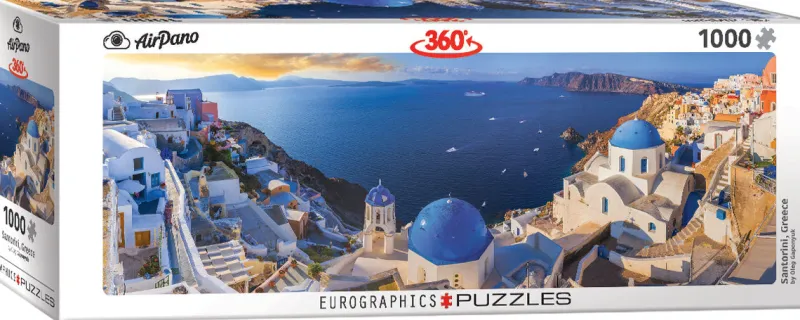 Eurographics - Santorini Greece - 1000 Piece Jigsaw Puzzle New