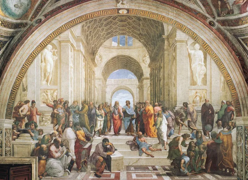 Eurographics - School of Atens by Raphael - 1000 Piece Jigsaw Puzzles New