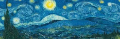 Eurographics - Starry Night Panorama (Expanded from original) by Vincent van Gogh - 1000 Piece Jigsaw Puzzle Discount