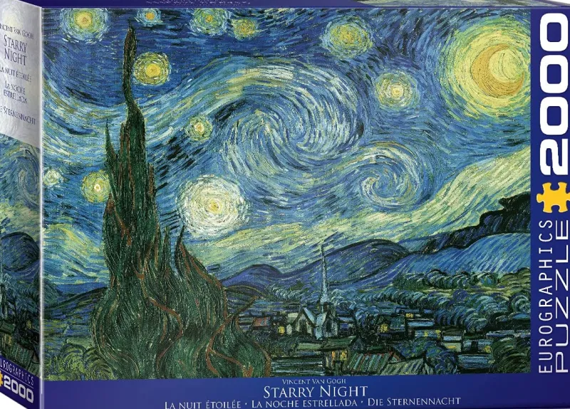 Eurographics - Starry Night by van Gogh - 2000 Piece Jigsaw Puzzle Clearance