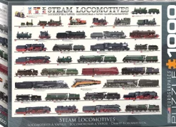 Eurographics - Steam Locomotives - 1000 Piece Jigsaw Puzzle Online