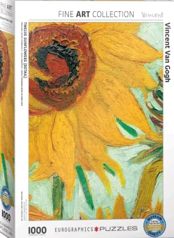 Eurographics - Sunflower by Vincent van Gogh - 1000 Piece Jigsaw Puzzle Outlet