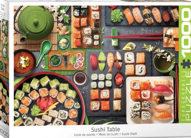 Eurographics - Sushi Table - 1000 Piece Jigsaw Puzzle Outlet