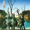 Eurographics - Swans Reflecting Elephants by Salvador Dalí - 1000 piece jigsaw puzzle New