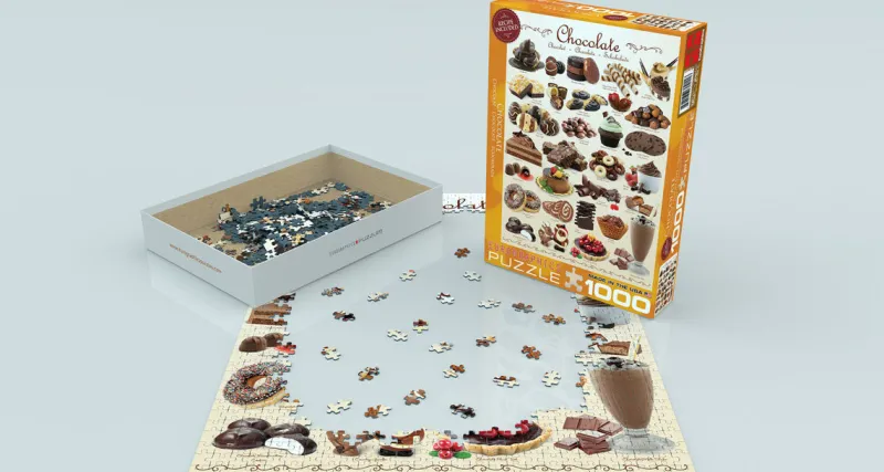 Eurographics - Sweet Line - Chocolate - 1000 Piece Jigsaw Puzzle Sale