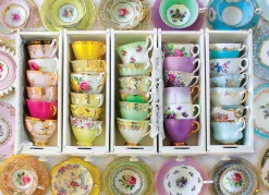 Eurographics - Tea Cups Boxes - 1000 Piece Jigsaw Puzzle Fashion
