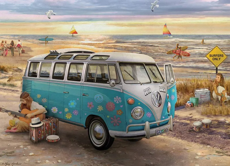 Eurographics - The Love & Hope VW Bus by Greg Giordan - 1000 Piece Jigsaw Puzzles Discount