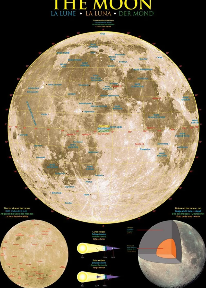 Eurographics - The Moon - 1000 Piece Jigsaw Puzzle Sale