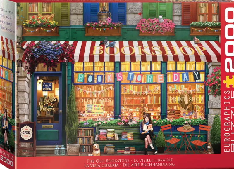 Eurographics - The Old Bookstore - 2000 pieces Discount