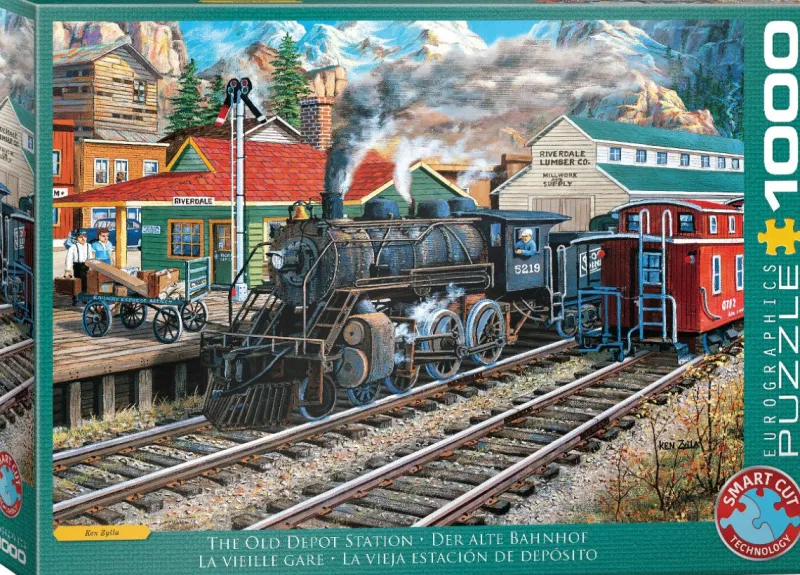 Eurographics - The Old Depot Station - 1000 Piece Clearance