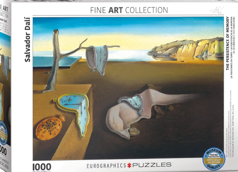Eurographics - The Persistence of Memory by Salvador Dali - 1000 Piece Jigsaw Puzzle Outlet