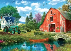 Eurographics - The Red Barn - 1000 Piece Jigsaw Puzzle Hot