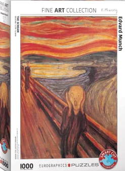 Eurographics - The Scream by Edvard Munch - 1000 Piece Jigsaw Puzzle Online