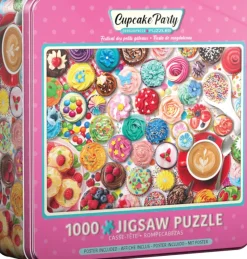Eurographics - Tin Box - Cupcake Party - 1000 Piece Jigsaw Puzzle Outlet
